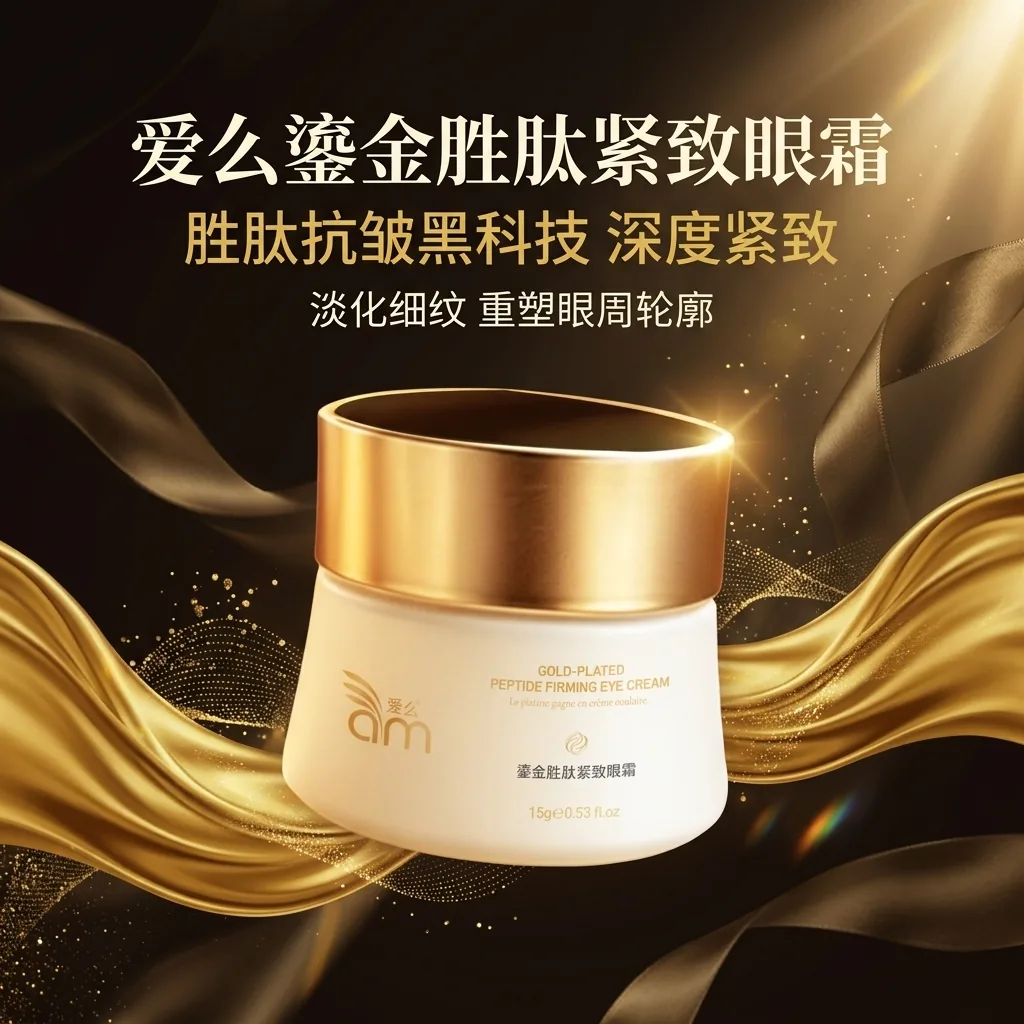 爱么鎏金胜肽紧致眼霜