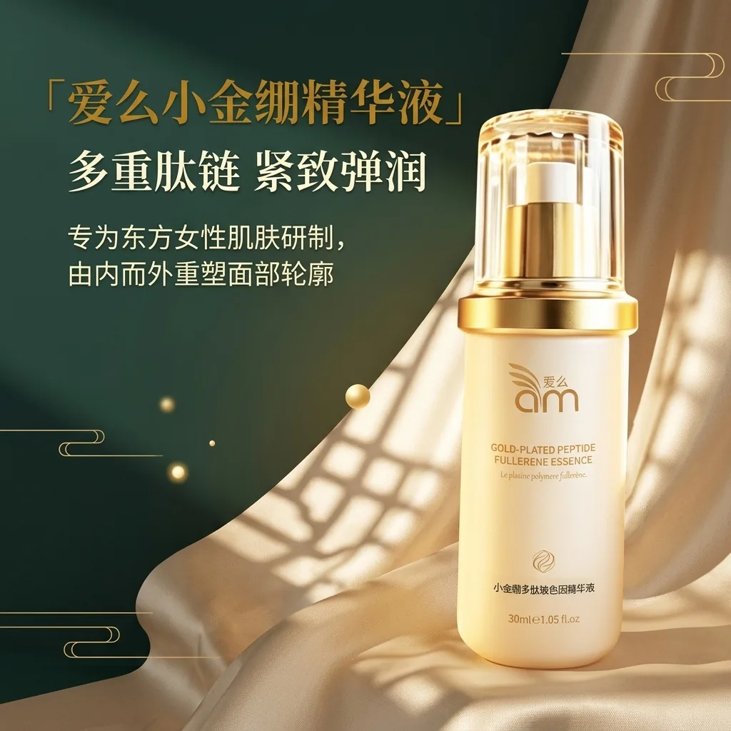 爱么小金绷多肽玻色因精华液