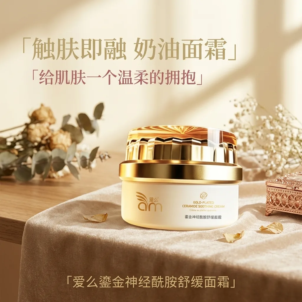 爱么鎏金神经酰胺舒缓面霜