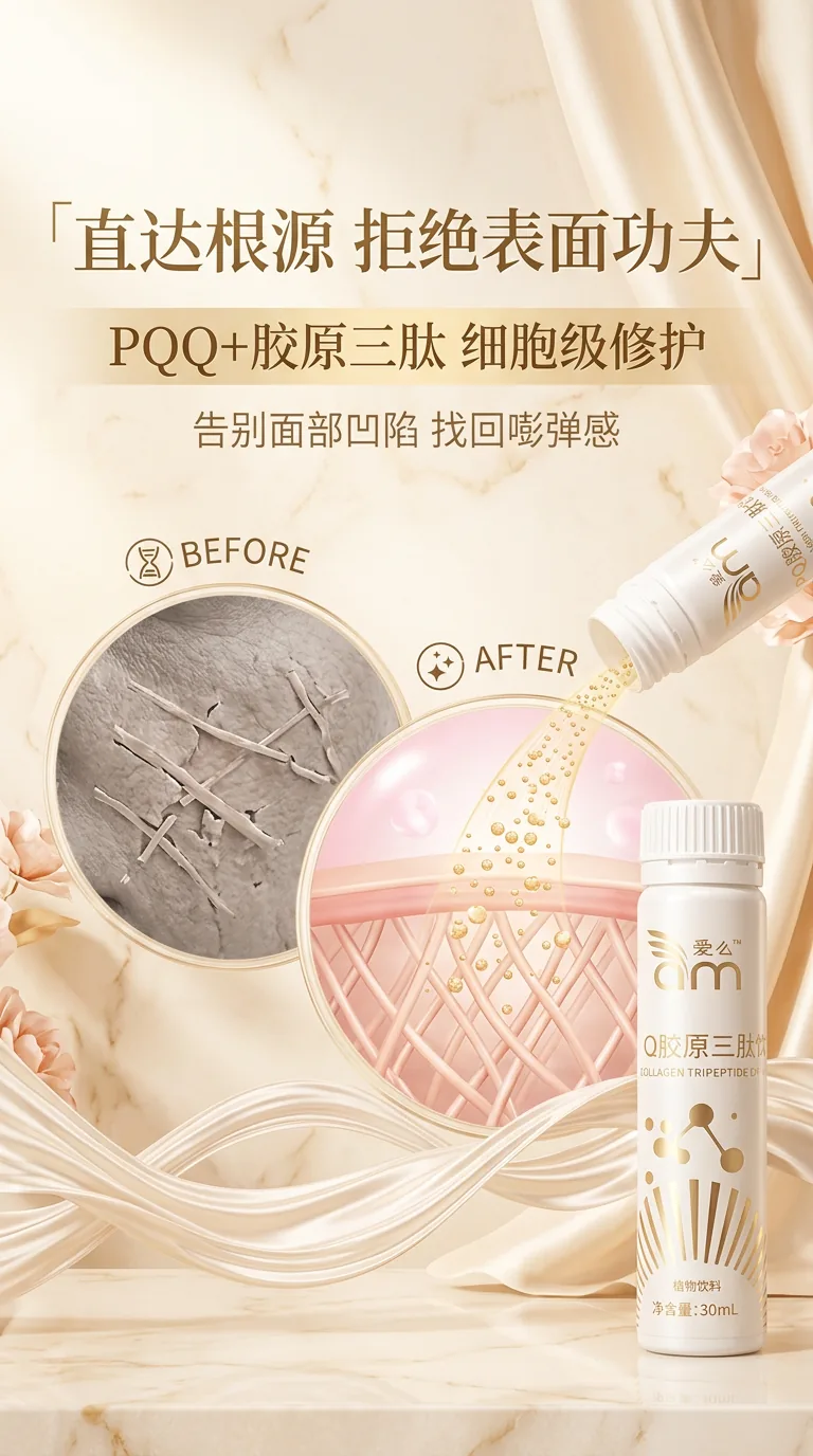 爱么PQQ胶原三肽饮详情