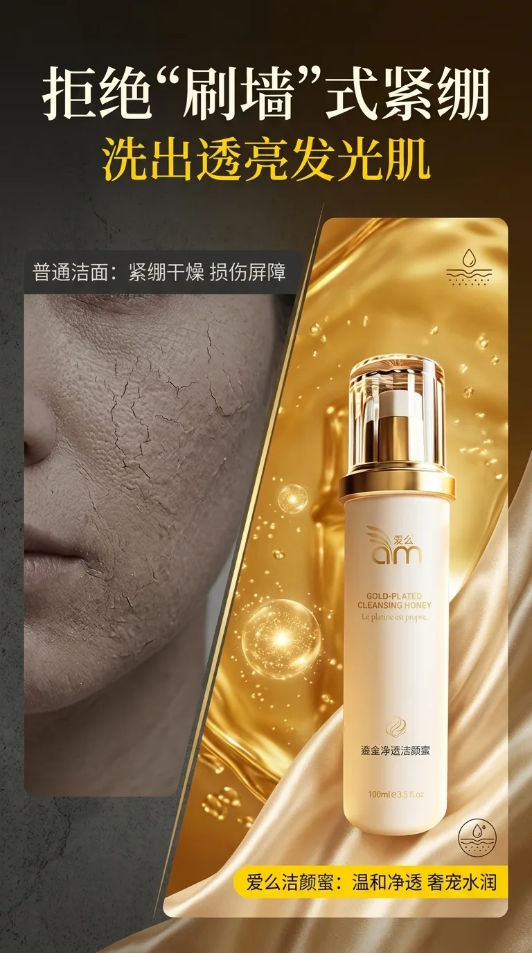 爱么鎏金净透洁颜蜜详情