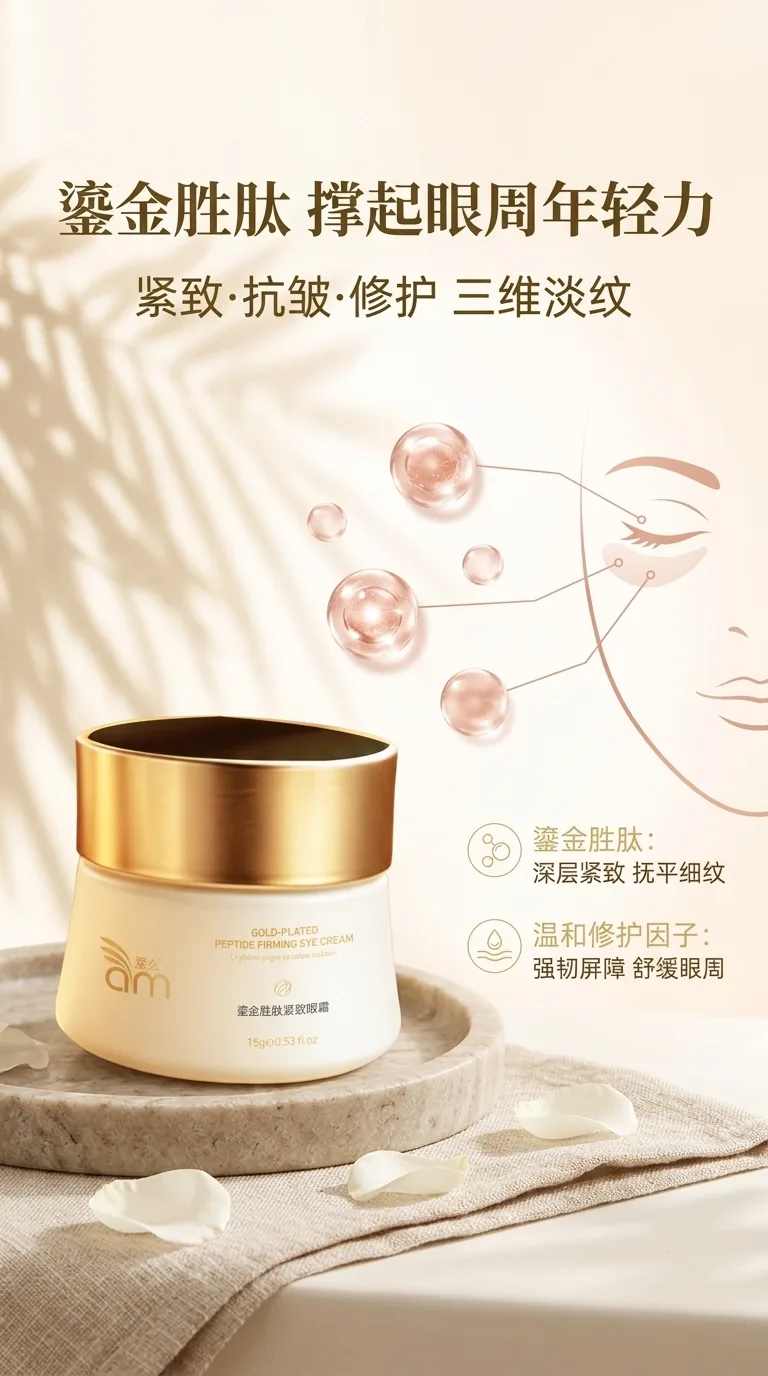 爱么鎏金胜肽紧致眼霜详情